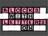 Jouer à Blocks with letters on