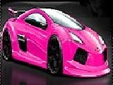 Jouer à Pink fast car puzzle