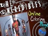 Jouer à The incredibles online coloing page