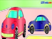 Jouer à Beetle car coloring