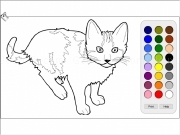 Jouer à Cat coloring