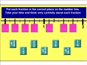 Jouer à Frac number line